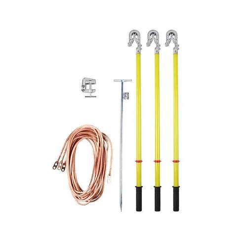 厂家携带型短路接地线接地棒电力检修临时接地装置高压短路接地线