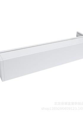 加厚铝合金窗轨帘道挡板帘防尘悬挂简易快装窗式帘CLH-02全套挡板