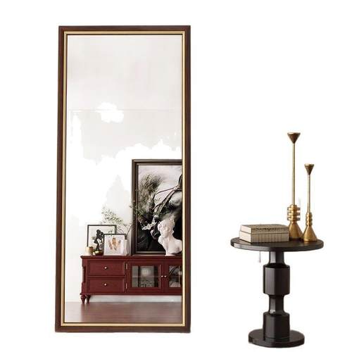 浴室镜复古衣镜衣XHY穿帽全身镜落地式化妆间镜网红变不形镜子卧