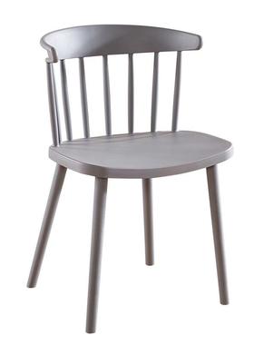 简约网椅凳子靠26527背家用餐子椅塑料红书闲桌牛角椅北欧温莎洽