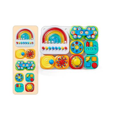 AU澳B立体布书初生婴儿可智啃咬玩具早教贝益认87124Y知洞洞板