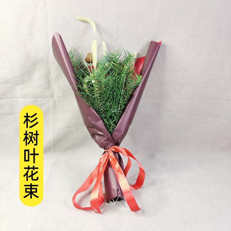 杉树叶花束墓地祭扫祠堂陵园祭祀