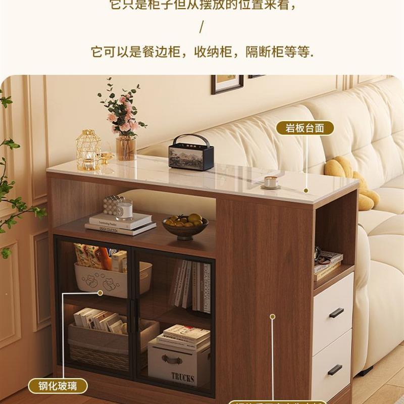 新款岛台柜客厅隔断柜入户玄关柜沙发边柜小户型间厅柜餐边小酒柜