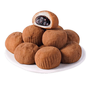 和风生巧福团巧克力大福早餐面包上蛋糕行斋糯叽叽零食网红雪媚娘