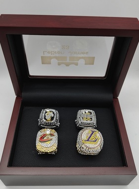 2020湖人詹姆斯科比骑士勇士库里总冠军戒指纪念收藏生日礼物