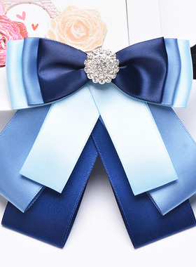 领花头花女新款套装银行酒店邮政农信社工行物业职业领花女式配饰