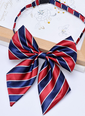 领花女衬衣领配饰高档装饰胸针银行服务领结职业衬衫大蝴蝶结女士