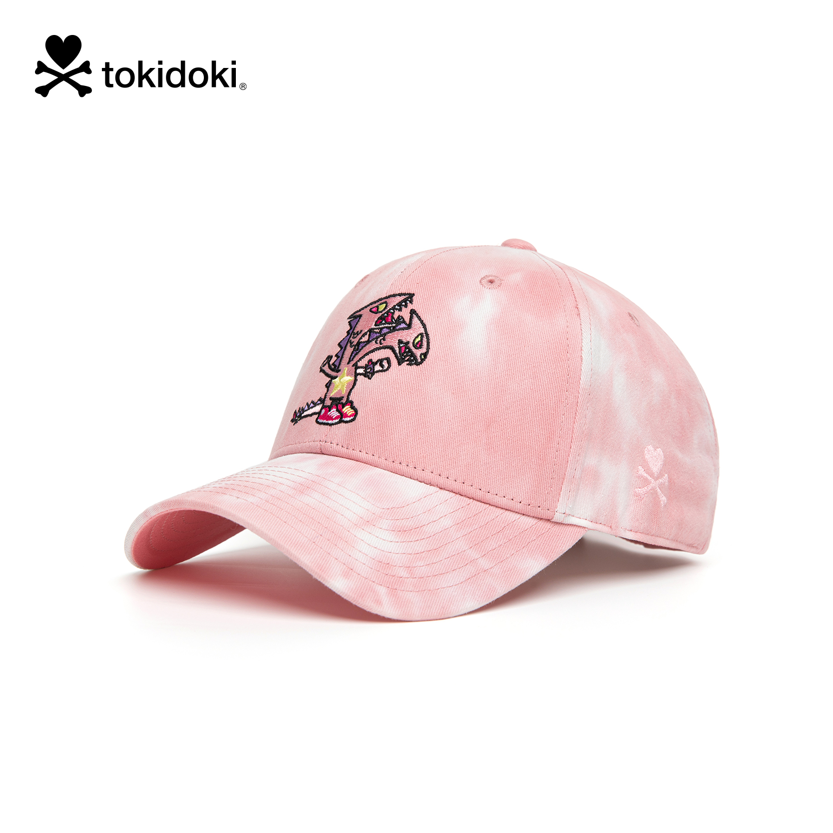 tokidoki高街风扎染绣花棒球帽