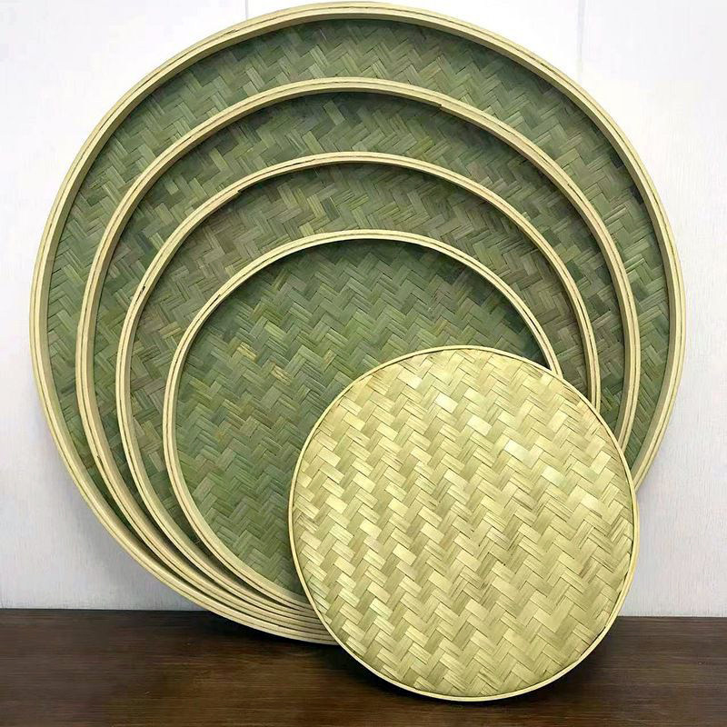 竹编簸箕竹制品农家家用晒菜晒筐