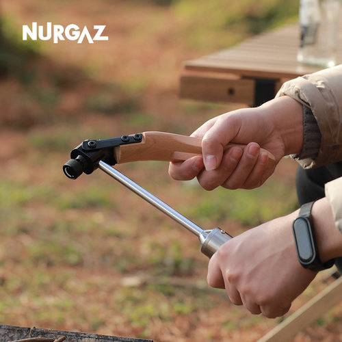 nurgaz炉客户外喷火枪可折叠