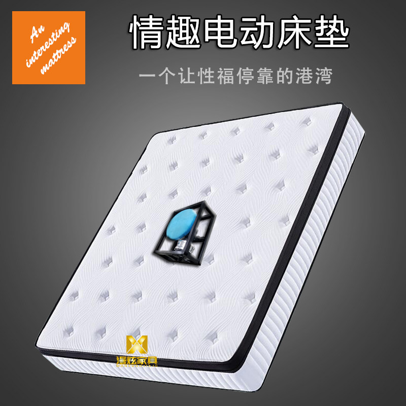 电动床垫家庭夫妻助力爱床1.5m1.8m情侣酒店多功能振动床2m圆形床