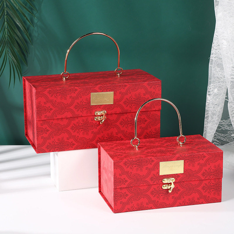 礼盒空盒长方形礼物盒生日香水口红包装盒绿色结婚盒子伴郎礼品盒