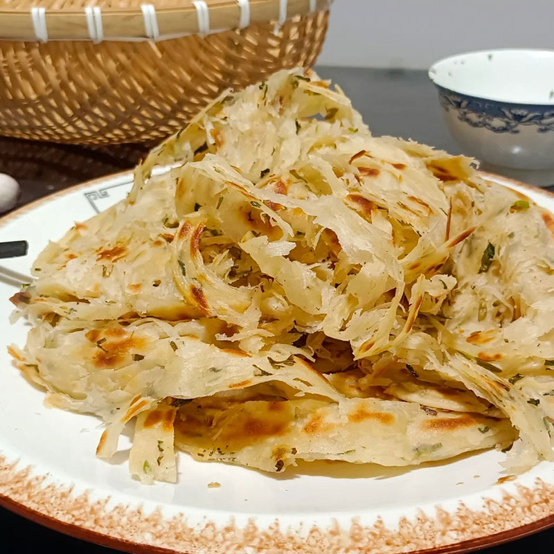 【手撕手抓饼】椒叶手抓饼美味可口手撕手抓饼手工手抓饼奶香饼