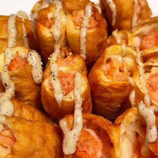 油条虾滑馅酥脆网红油炸小吃点心空气炸锅家用虾滑油条冷冻半成品