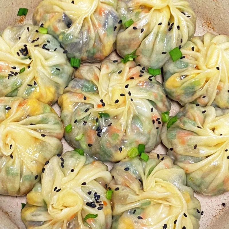 韭菜早餐半成品早饭菜包素馅