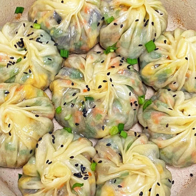 韭菜早餐半成品早饭菜包素馅
