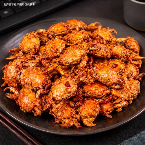 香辣蟹追剧零食休闲熟食