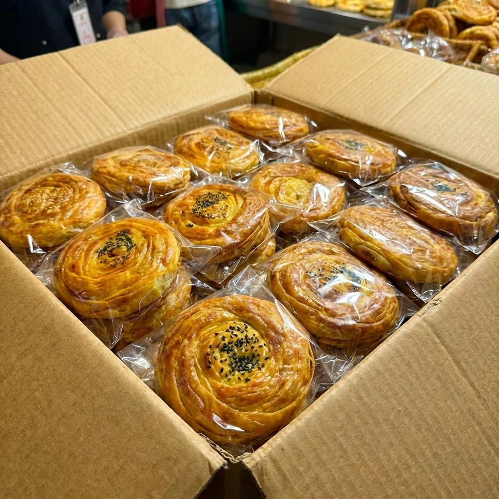 【外酥里嫩】军屯锅盔蒸煮食品儿童馅饼加热方便家用香辣牛肉饼