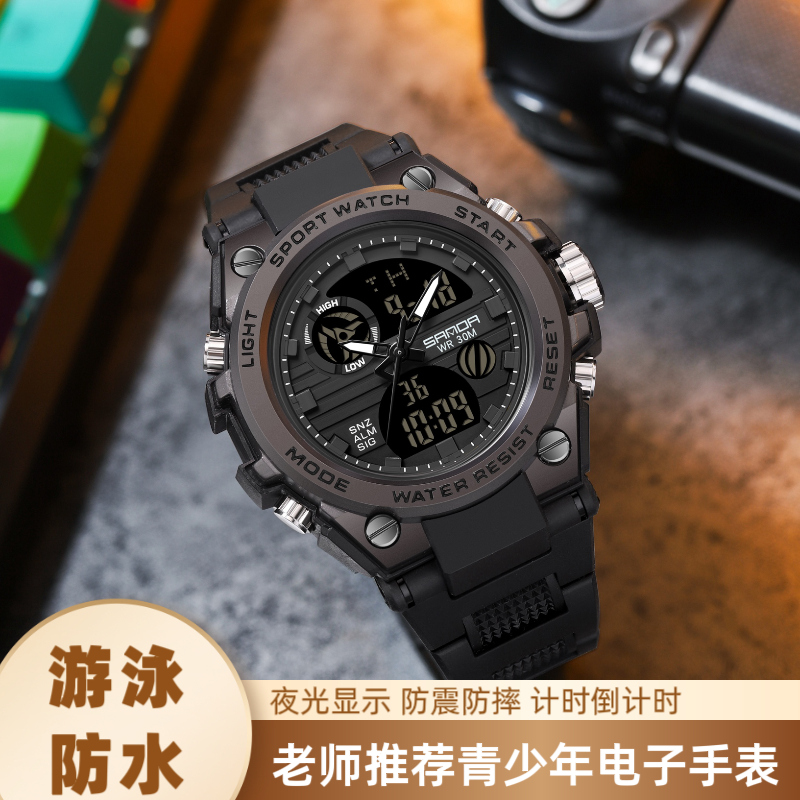 2025新款青少年多功能电子手表