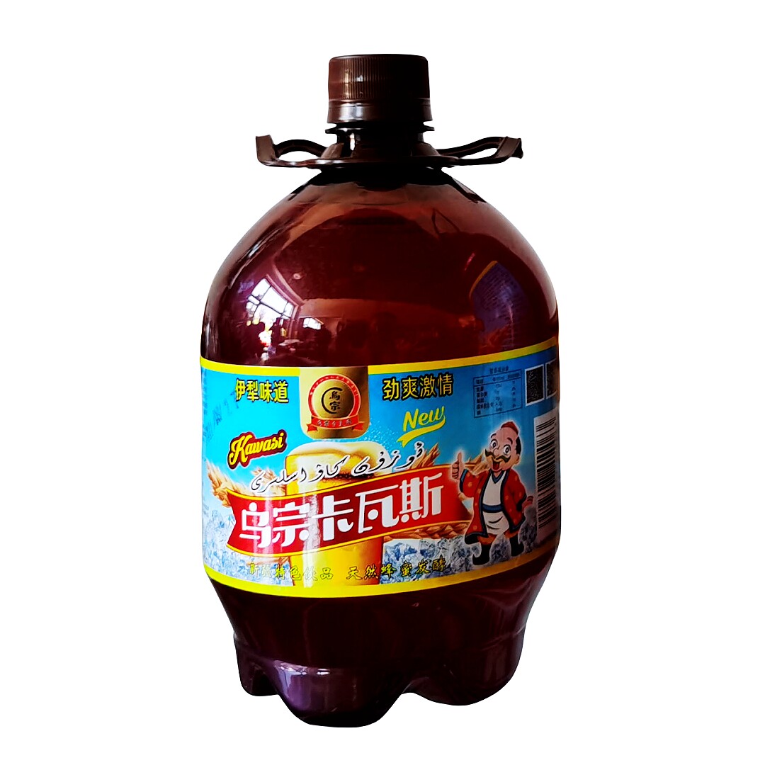 新疆乌宗卡瓦斯伊犁味道蜂蜜麦芽发酵型饮品格瓦斯夜市饭店冷饮料