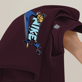 宽松纯棉印花短袖 新款 T恤上衣 外贸专柜海外撤回2025夏季 品牌折扣