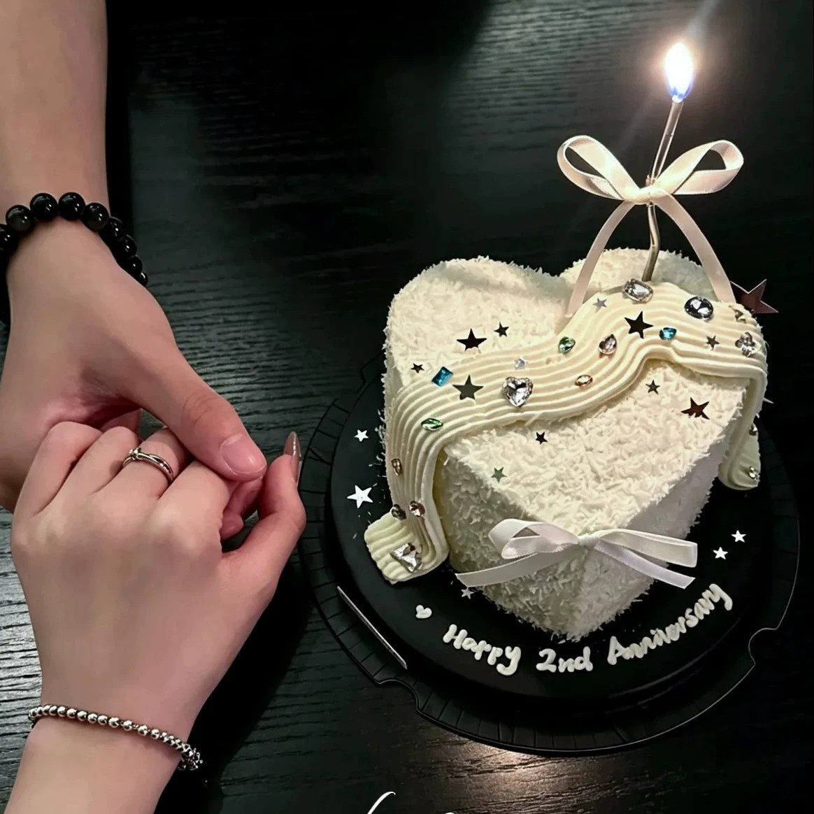 韩系ins蛋糕装饰彩色宝石摆件水晶钻石女神网红生日派对甜品装扮