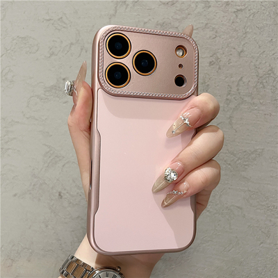 高级感磨砂小蛮腰适用苹果17promax手机壳iphone16pro新款15情侣创意14p硅胶13全包17pro简约ins风防摔保护套