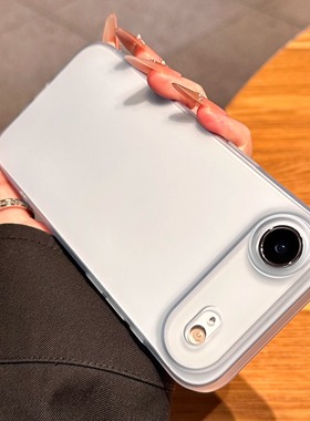 适用iphoneair手机壳新款苹果17promax磨砂17高级感大孔防摔16plus透明全包15个性14防指纹13小众12p女潮流外