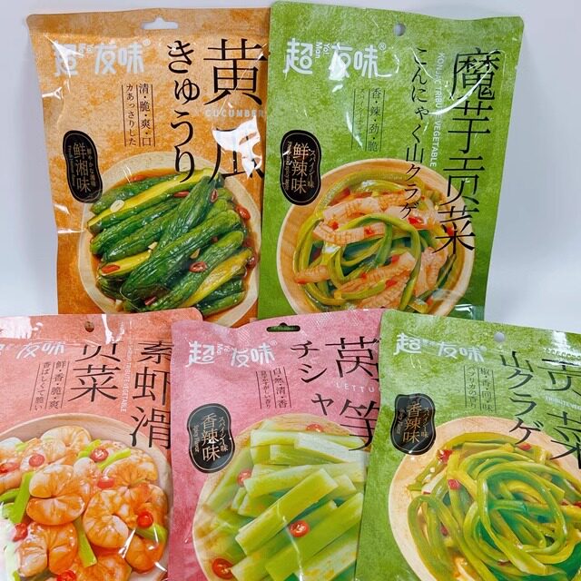 超友味贡菜魔芋爽香辣零食酱腌菜黄瓜莴笋素菜开胃下酒菜解馋小吃