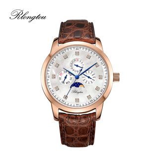 轻奢气质百搭 腕表防水经典 天舶Tielbo 浪陀情侣石英表103经典