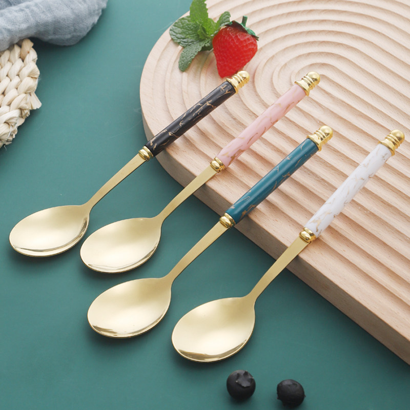 304不锈钢勺子家用饭勺汤匙调羹网红轻奢女韩式长柄吃西瓜勺餐勺,餐饮具,西餐勺,淘宝优惠券,粉丝福利购,淘宝优惠卷