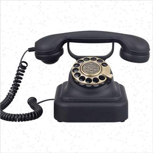 洛斯贝拉复古美式 商务办公室座机 创意家用古董固定电话机老式 时尚