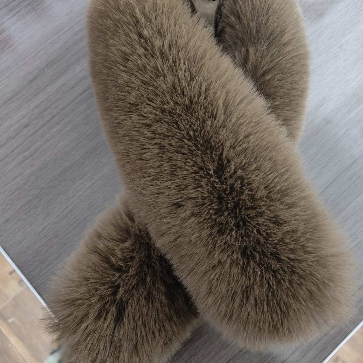 替换毛领羽绒服帽子通用皮衣