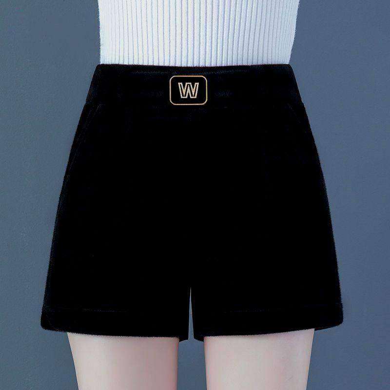 加绒加厚高腰女短裤冬季大码靴裤外穿直筒时尚百搭休闲打底靴裤子,女装/女士精品,大码裤装,淘宝优惠券,粉丝福利购,淘宝优惠卷