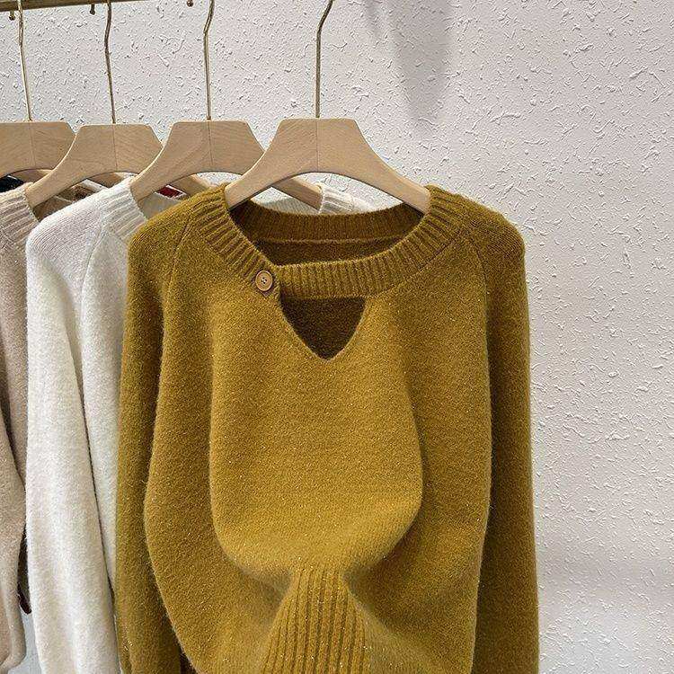 日系温柔打底衫上衣复古镂空针织衫内搭女2026秋冬新款慵懒风毛衣,女装/女士精品,大码内搭,淘宝优惠券,粉丝福利购,淘宝优惠卷