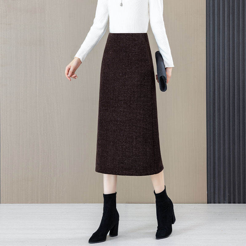 亮片弹力半身裙女2026年秋冬季新款高腰中长款后开叉直筒包臀裙子,女装/女士精品,大码半身裙,淘宝优惠券,粉丝福利购,淘宝优惠卷