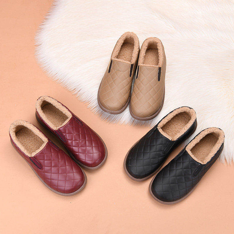 一脚蹬平底豆豆鞋女款加绒时尚妈妈鞋厚底外穿2026新款冬季二棉鞋,女鞋,棉鞋,淘宝优惠券,粉丝福利购,淘宝优惠卷