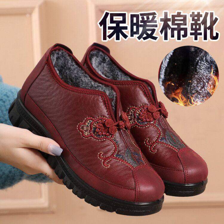 老北京棉鞋女复古靴妈妈鞋冬季加绒保暖奶奶棉鞋软底防滑老人棉鞋,女鞋,勃肯鞋/软木鞋,淘宝优惠券,粉丝福利购,淘宝优惠卷
