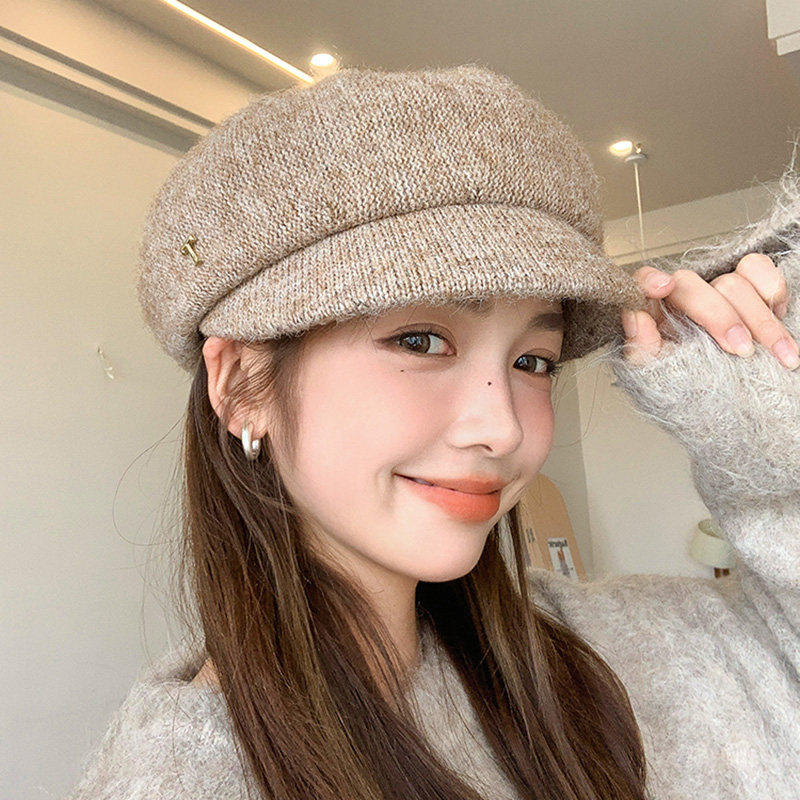 英伦风复古百搭字母小标八角帽子女2026春秋季新款显脸小画家帽潮,服饰配件/皮带/帽子/围巾,帽子,淘宝优惠券,粉丝福利购,淘宝优惠卷