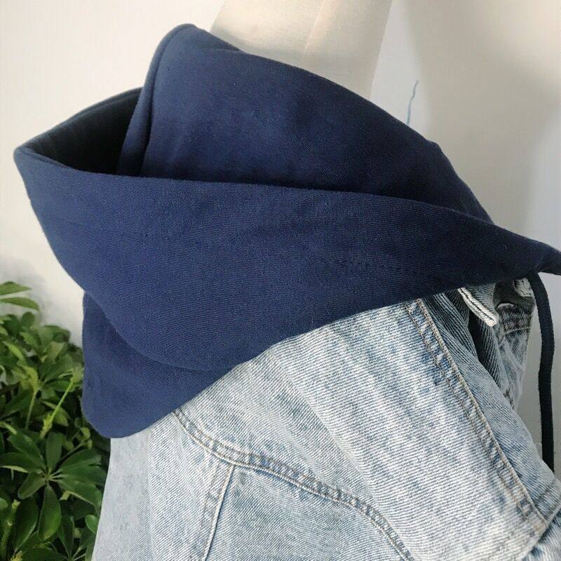 卫衣假帽子领连帽羽绒服帽子单独