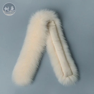 2023年男女通用毛领棉服派克服羽绒服通用假领子冬季 舒适保暖衣领