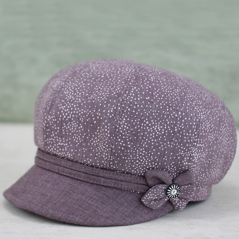 中老年帽子女春秋天单鸭舌帽
