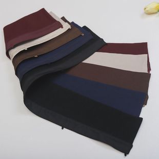 防脏针织螺纹棉衣羽绒服冬季 领子防脏领男女护领通用外套加长拆洗