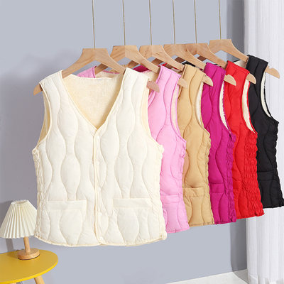 爆款羽绒棉马甲女款2025新款秋冬