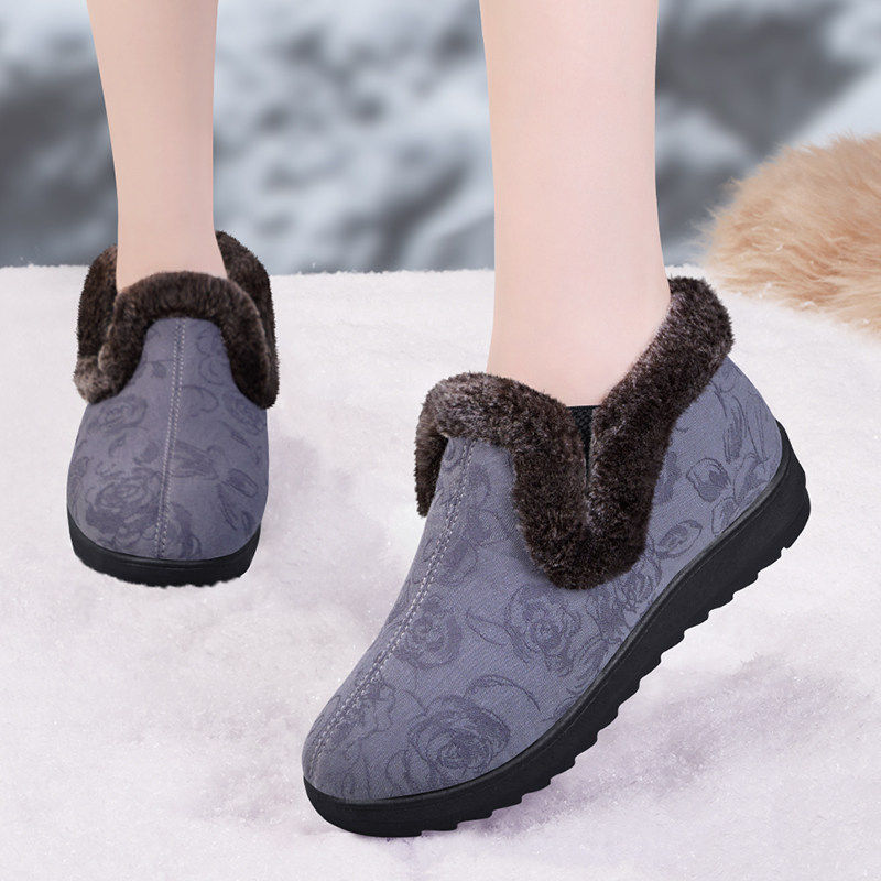 老北京棉鞋女冬季加绒加厚保暖防滑妈妈棉靴中老年2026秋冬雪地靴,女鞋,勃肯鞋/软木鞋,淘宝优惠券,粉丝福利购,淘宝优惠卷