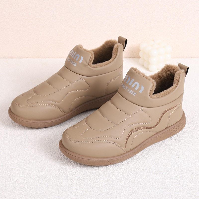 防滑防水妈妈雪地靴2025冬季棉鞋女加绒加厚保暖休闲鞋软底一脚蹬,女鞋,勃肯鞋/软木鞋,淘宝优惠券,粉丝福利购,淘宝优惠卷