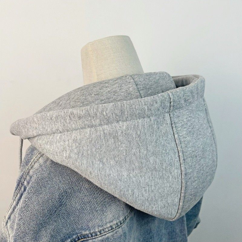 加厚卫衣假帽子单买可拆卸