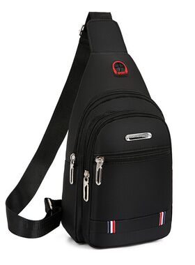 户外时尚男士小胸包涤纶斜挎包单肩背包潮流休闲