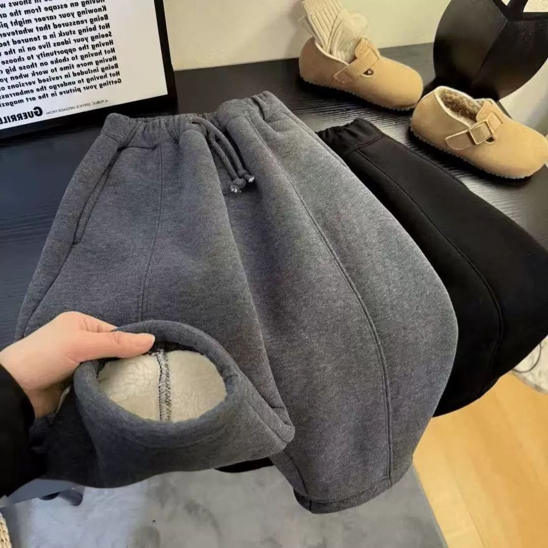 弯刀裤儿童加绒裤儿童冬季保暖加厚男童女童宽松加厚宝宝休闲裤,童装/婴儿装/亲子装,裤子,淘宝优惠券,粉丝福利购,淘宝优惠卷