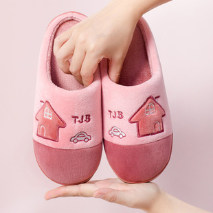 新品童款棉拖鞋秋冬季男女保暖棉拖加厚防滑可爱家居童鞋厂家